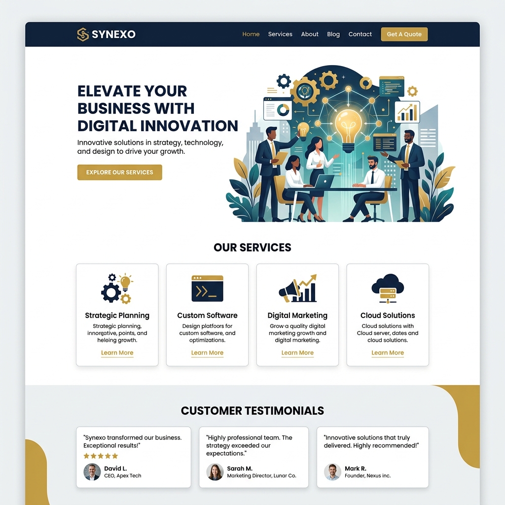 Business Website Showcase